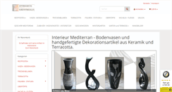 Desktop Screenshot of interieurmediterran.de